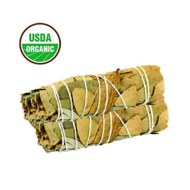 Bay Leaf & White Sage Smudge Stick 4"