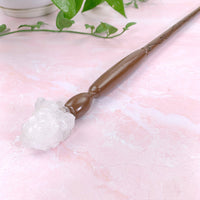 White Geode Enchantment Crystal Wand