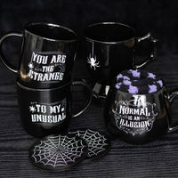 Normal Is an Illusion Gothic Mug and Socks Set