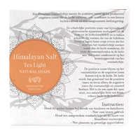 Himalayan Salt Tealight Holder Orange with Box Small
