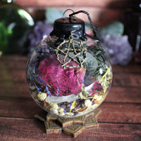 Protection Witch Ball with Stand - Bronze