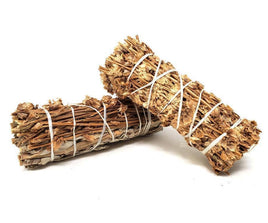 4" Lemon Basil & White Sage Smudge Stick