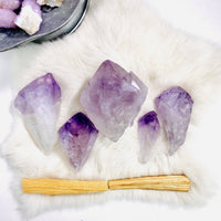 Amethyst Raw Crystal Points (200–300g)