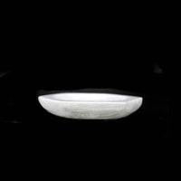 Selenite Charging Flat Bowl - Hexagonal (5 in.)