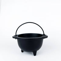6"D Cast Iron Cauldron