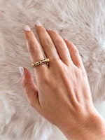 7 - Scroll Brass Ring