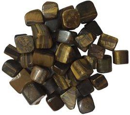 Tiger Eye Tumbled Stone (3/4"–1.5") - 1 lb
