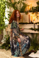 Theatre of Dreams Opera Duster Kimono Robe w/ Deer, Forest