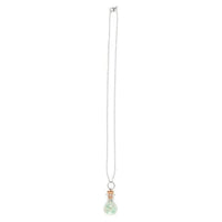 Luck Green Aventurine Crystal Chip Potion Bottle Necklace
