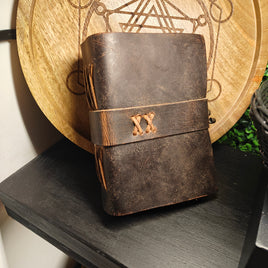Aged Brown Leather latch Journal