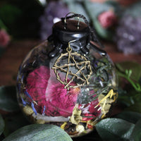 Protection Witch Ball with Stand - Bronze