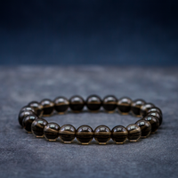Smoky Quartz Bracelet 8mm - Brazil
