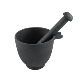3.8" Cast Iron Mortar and Pestle Bowl