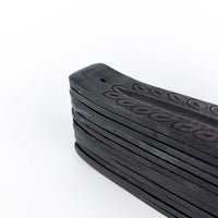 Black Carved Wood Boat Burner - 5"L