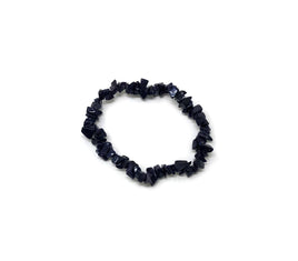 Blue Sandstone Chip Bracelet (#96)
