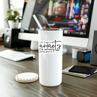 I Don't Struggle with Anxiety Vinyl Sticker