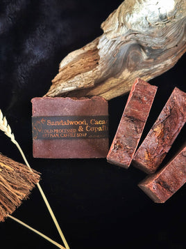 Sandalwood, Cacao & Copaiba Castile Soap - 4.5 oz Bar