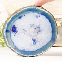Blue Agate Coasters (Set of 4)