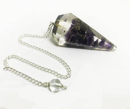 Amethyst/Orgone Pendulum