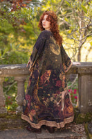 The Messenger Opera Duster Robe w/ Joan of Arc & Florals