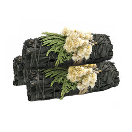 Black & Cedar - Midnight White Sage Smudge Stick (4 in.)