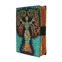 Tree of Life G Paper Journal Deckle Paper Soft Goddess Approx. 5"x7"