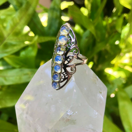 Opalite Bohemian-Style Gemstone Ring