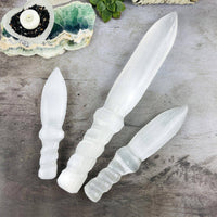 20 cm Selenite Knife Hand-Carved
