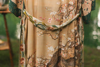 Fable Opera Duster Kimono Robe w/ Deer Moon & Blossom