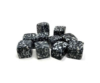 Black Zebra Tumbled Stone (3/4"–1.5") - 1 lb