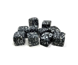 Black Zebra Tumbled Stone (3/4"–1.5") - 1 lb