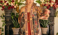 Sacred Heart Courage Dear Heart Opera Duster Kimono Robe w/