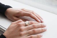 Breeze Sterling Silver Meditation Spinner Ring