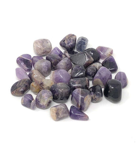 Amethyst Tumbled Stone (3/4"–1.5") - 1 lb