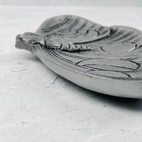 Silver/Black Moon Phase Crystal Moth Jewelry Tray
