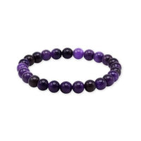 Amethyst Beaded Bracelet - South Africa: 8mm