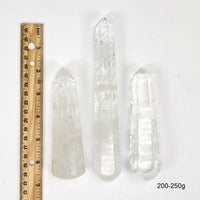 Crystal Quartz Massage Wand (150–200g)