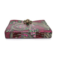 Pentacle Blank Leather Journal - Embossed Pink (5 x 7 in.)