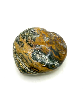 2-3" Ocean Jasper Crystal Heart
