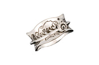 Ocean Kiss Sterling Silver Meditation Spinner Ring