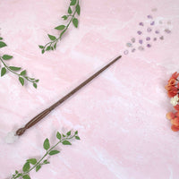White Geode Enchantment Crystal Wand