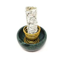 Golden Smudge & Palo Santo Stick Holder - 2"H