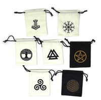 Cotton Pouch Set of 7 (≈5×4")