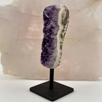 Amethyst Stalactite on Metal Stand (#02)