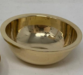 2" Brass Altar Bowl / Resin Burner Bcaw Bowl - 2"D x 0.75"H