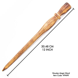 9 Wooden Magic Wand #9 (≈12")