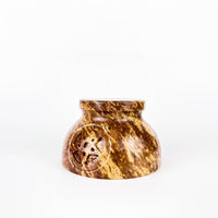 Soapstone Pentacle Carved Mortar & Pestle (4"D)