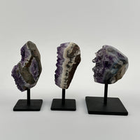 Amethyst Stalactite on Metal Stand (#03)