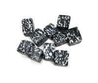 Black Zebra Tumbled Stone (3/4"–1.5") - 1 lb