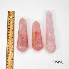 Crystal Rose Quartz Massage Wand (200–250g)